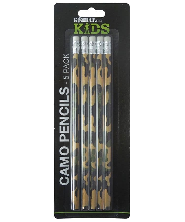 Kombat UK Camo Pencils - Pack of 5
