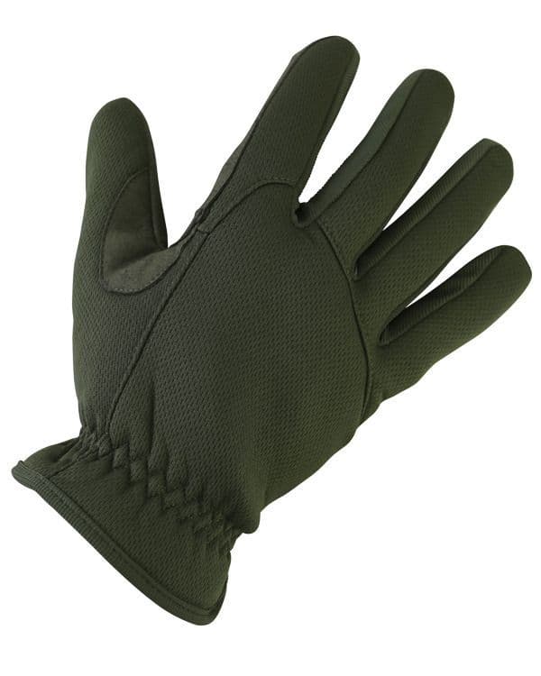 Kombat UK Alpha Fingerless Tactical Gloves - Olive