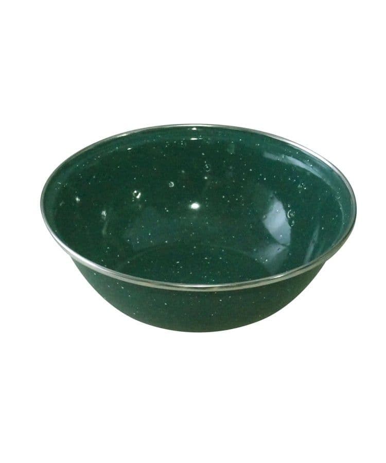 Kombat UK Deluxe Enamel Bowl - Green