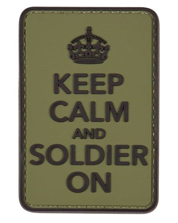 Kombat UK Keep Calm Soldier On Patch