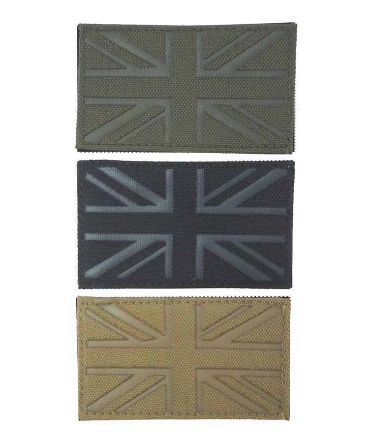Kombat UK Laser Cut Patch Set - Black And Grey