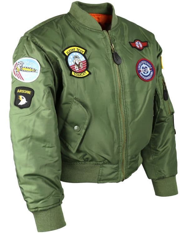 Kombat UK MA1 US Bomber Flight Jacket - Kids