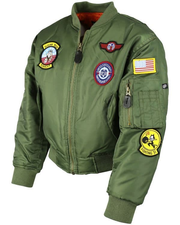 Kombat UK MA1 US Bomber Flight Jacket - Kids