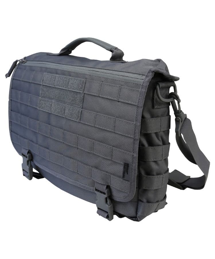 Kombat UK Medium Messenger Bag - 20L Capacity, Gunmetal Grey Colour