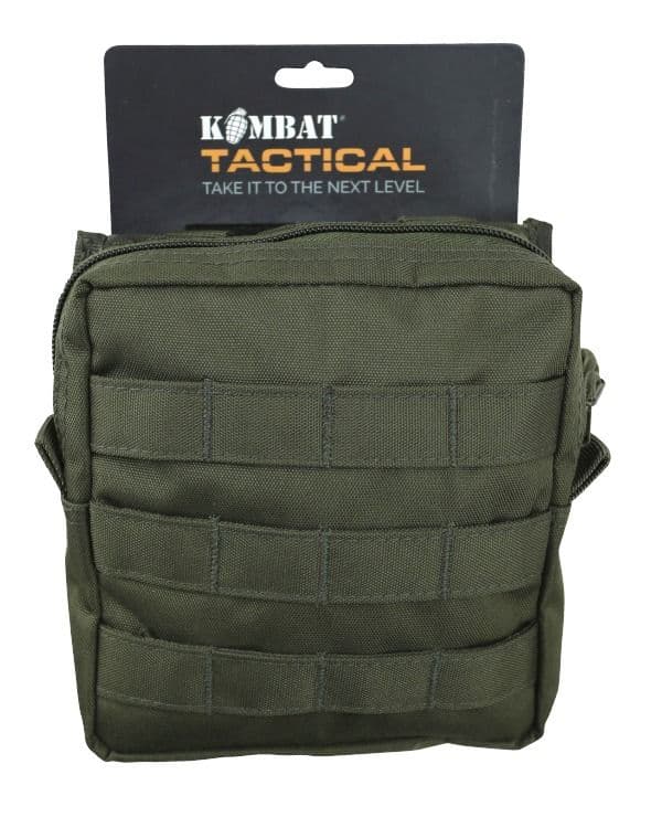 Kombat UK Medium Molle Utility Pouch - Olive Green