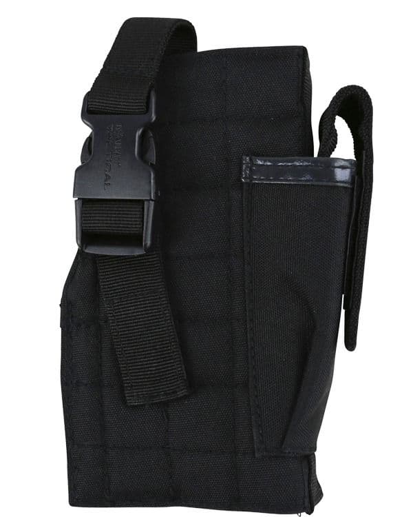Kombat UK Molle Gun Holster with Mag Pouch - Black