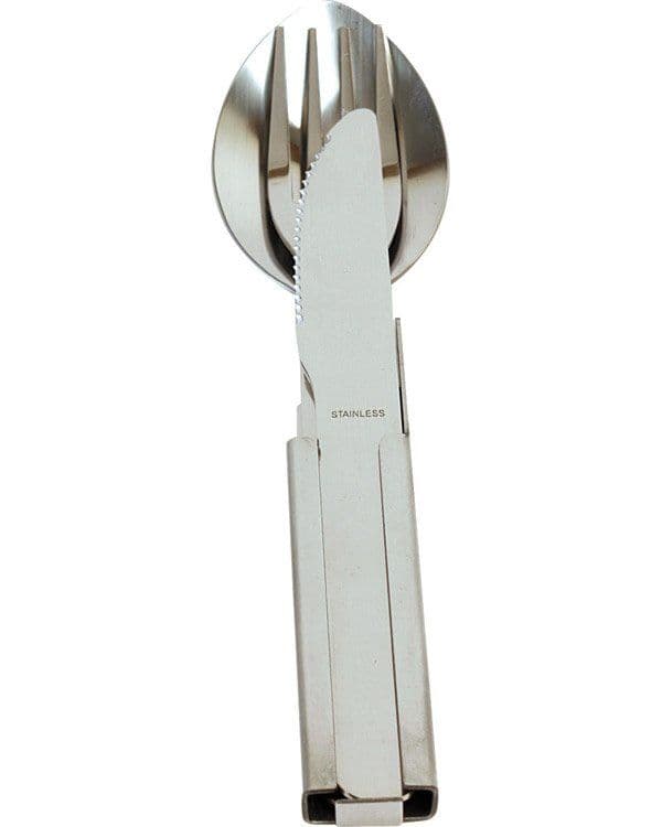 Kombat UK NATO Knife, Fork, and Spoon Set - Olive Green