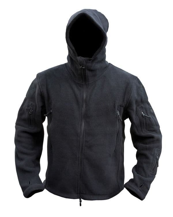 Kombat UK Recon Fleece Hoodie in Black