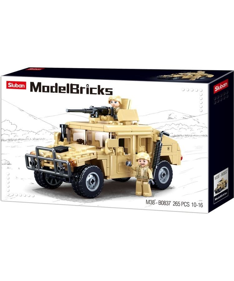Kombat UK Sluban Armoured Vehicle Building Block Set - B0837