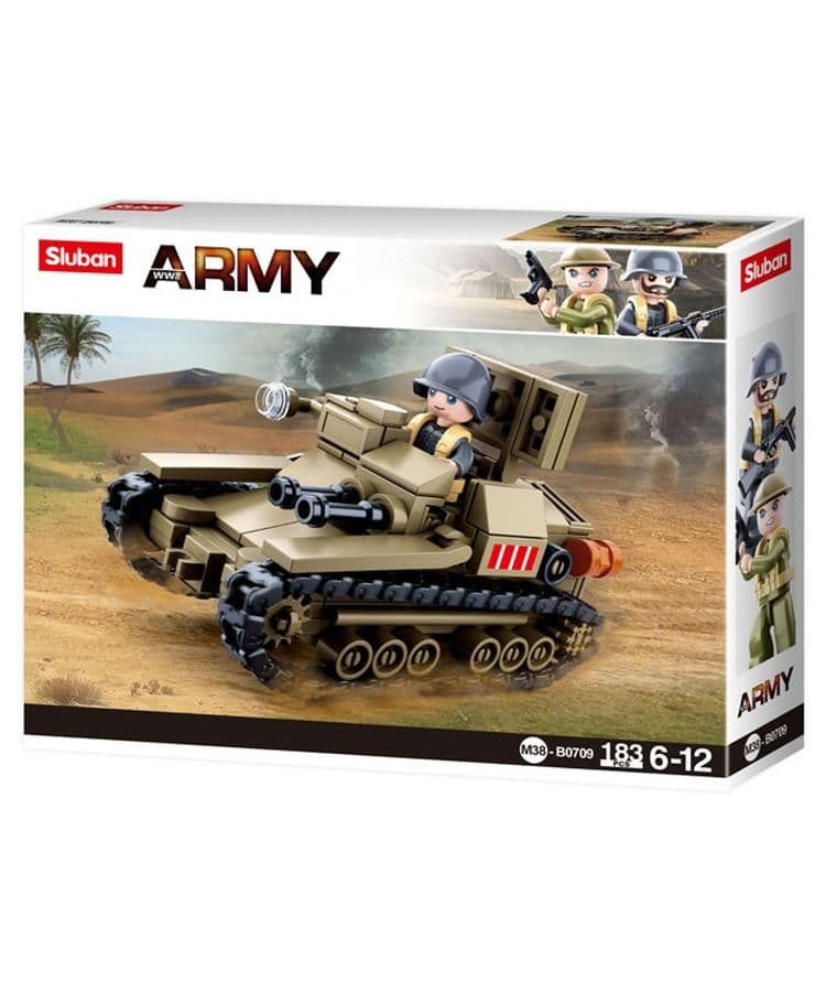 Kombat UK Sluban Small Italian Tank Model Kit - B0709