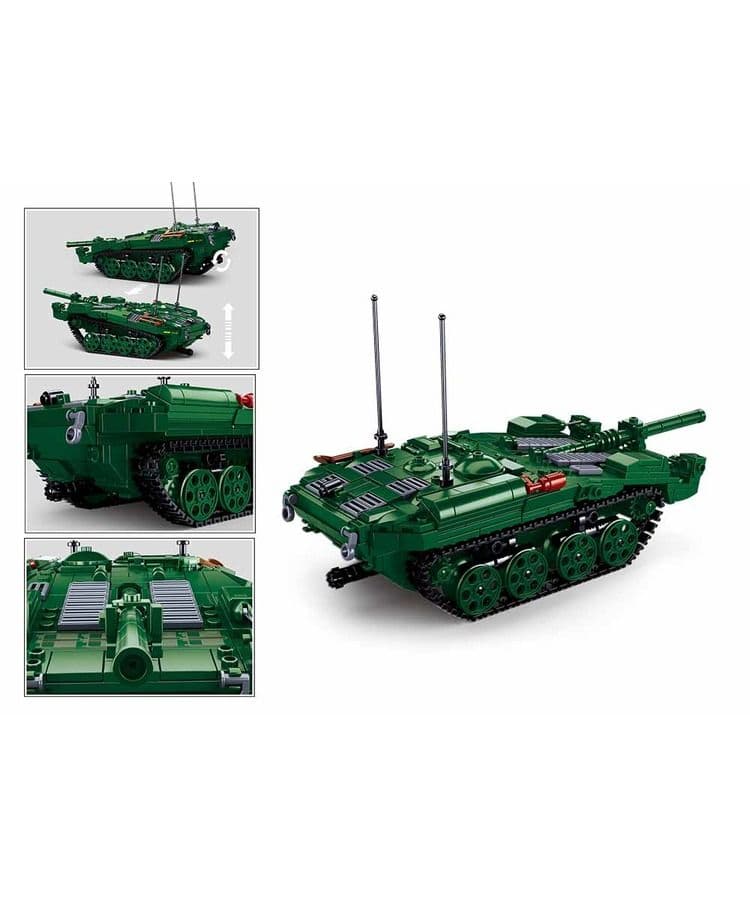 Kombat UK Sluban Battle Tank Building Blocks Set - B1010