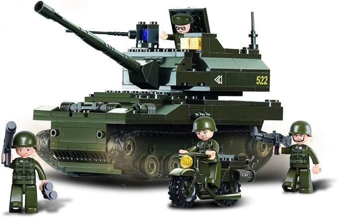 Kombat UK Sluban Battle Tank Toy Building Set - B9800