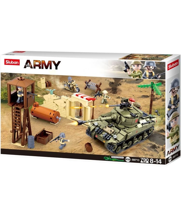 Kombat UK Sluban Battlefield Building Blocks Set - B0713