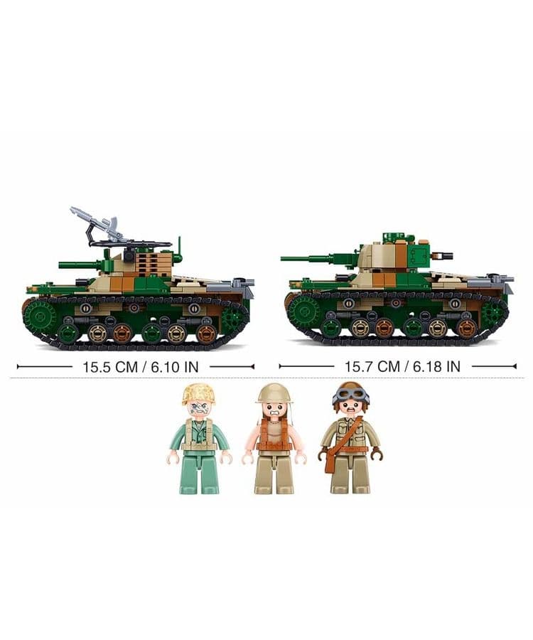Kombat UK Sluban Type 97 Tank - Building Block Set - B1107
