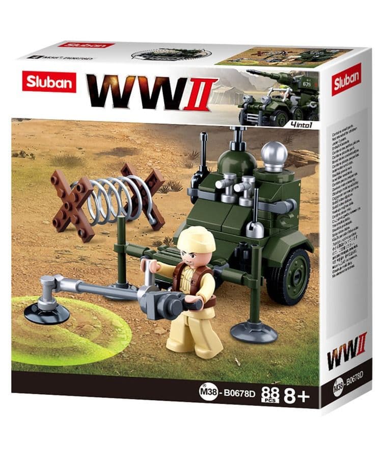 Kombat UK Sluban WWII Mine Sweeper Building Blocks Set - B0678D