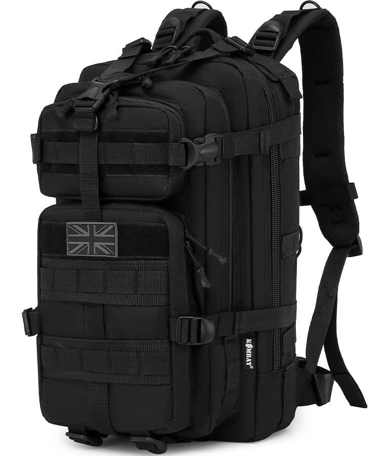 Kombat UK Stealth Pack - 25 Litre - Black Backpack