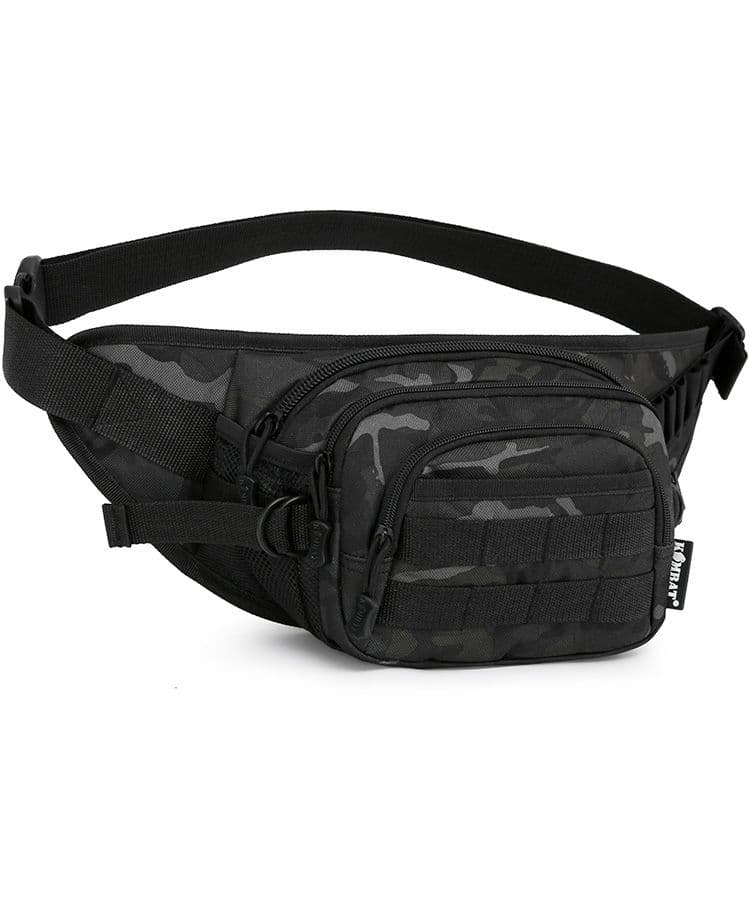 Kombat UK Summit 3 Litre Waist Bag In BTP Black