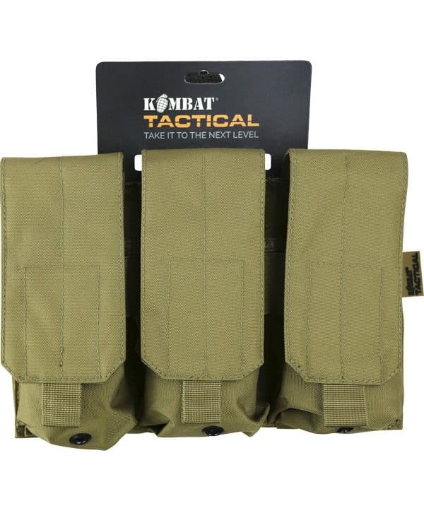 Kombat UK Triple Original Style Magazine Pouch - Coyote