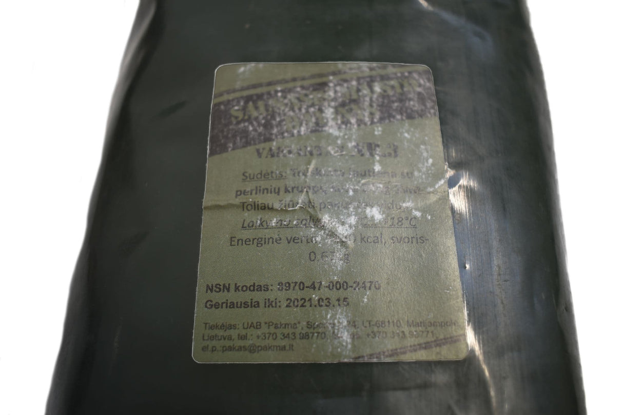 Lithuanian Army MRE Ration Pack
