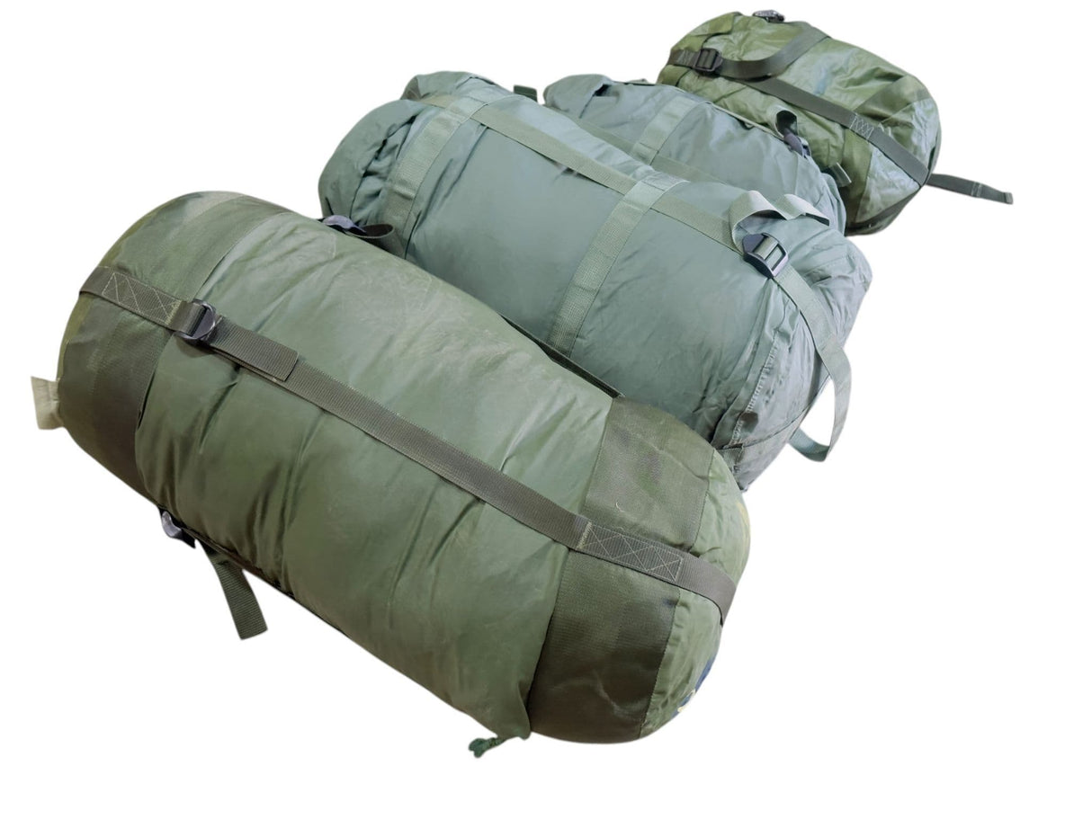 Military Olive Sleeping Bag Compression Stuff Sacks - Various Sizes