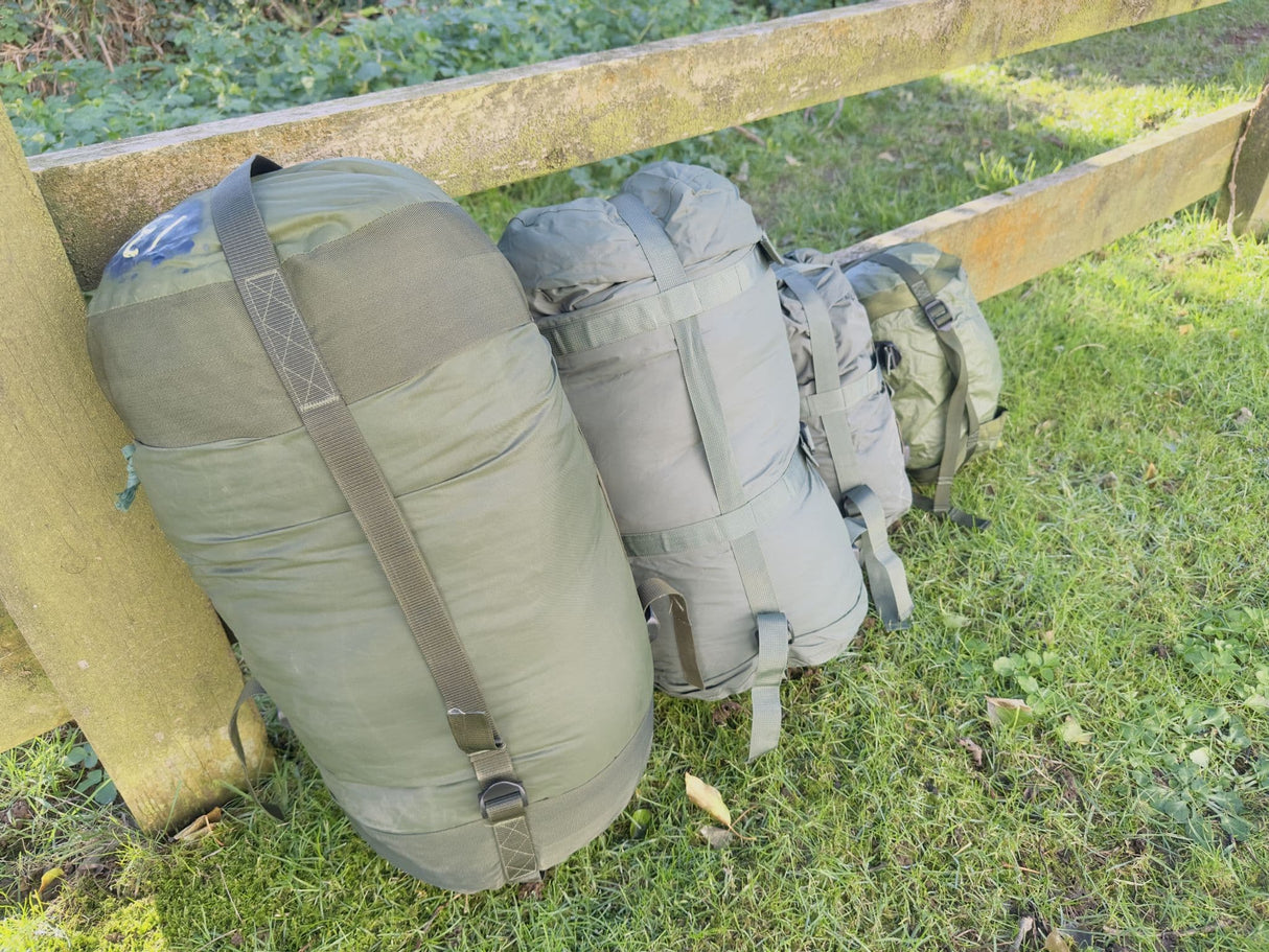 Military Olive Sleeping Bag Compression Stuff Sacks - Various Sizes