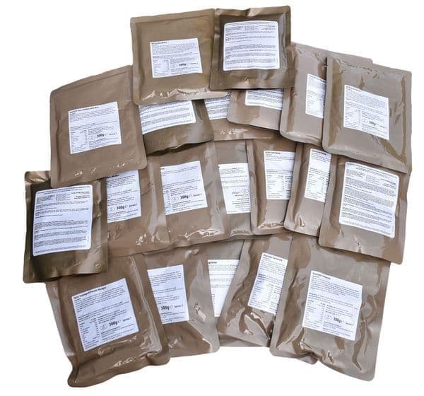 Military Ration Vegetarian Main Meals x 20