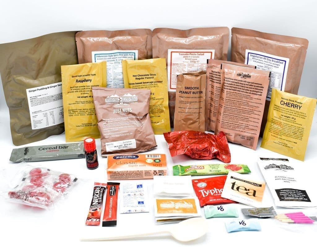 Military Style Emergency 24hr Ration Pack Random Menu - Vegetarian