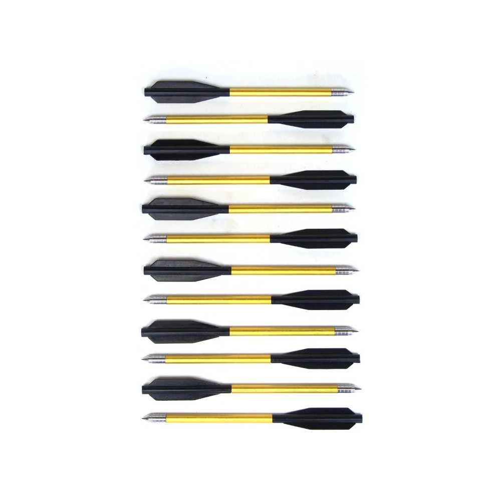 Man Kung 6.5 Inch Aluminium Crossbow Bolts 12-pack (Ø6mm)