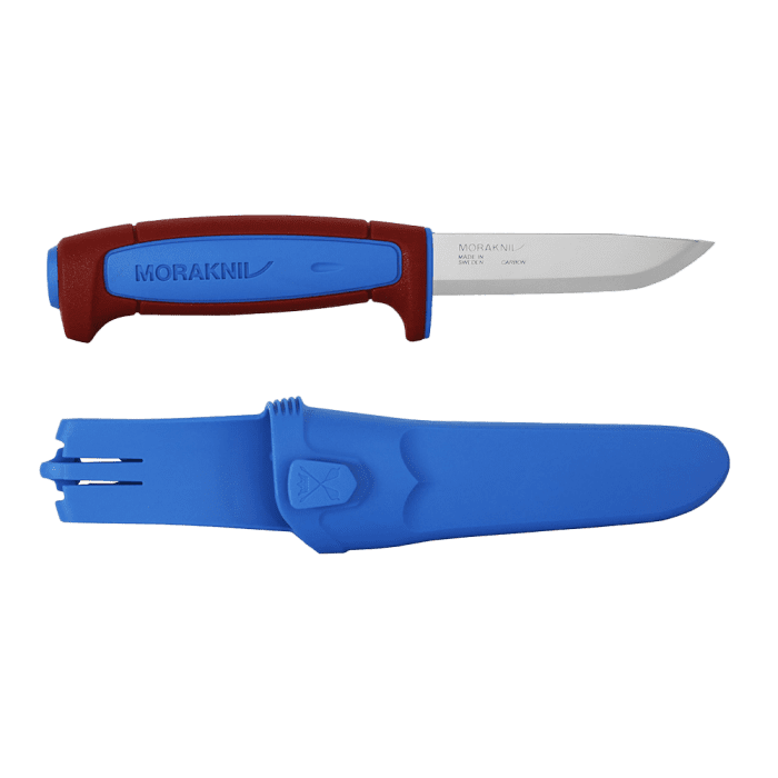 Mora Basic 511 Bushcraft Knife 2025 LTD Edition - Siljan Blue / Dala Red