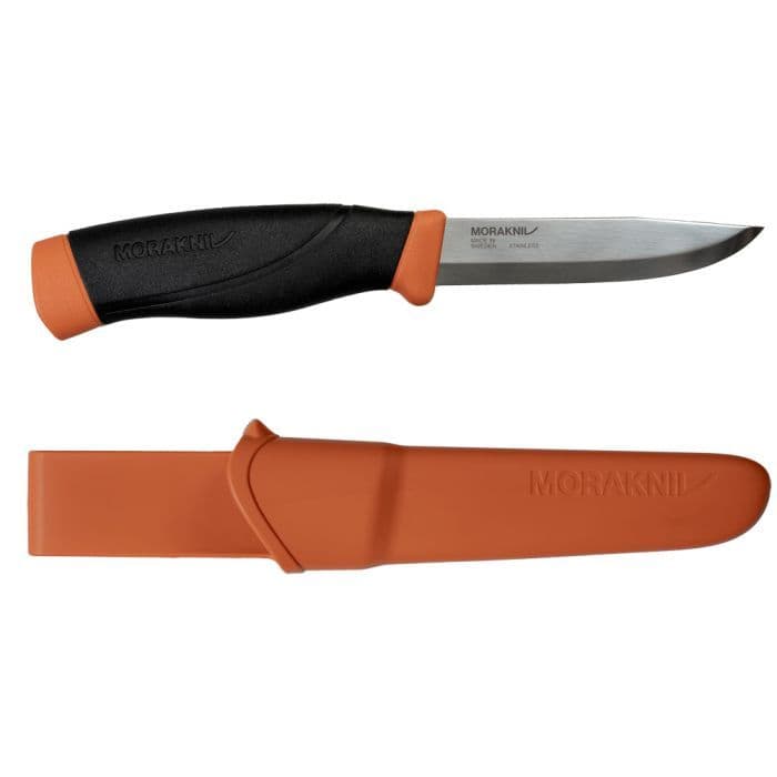 Mora Companion Heavy Duty Bushcraft Knife - Burnt Orange