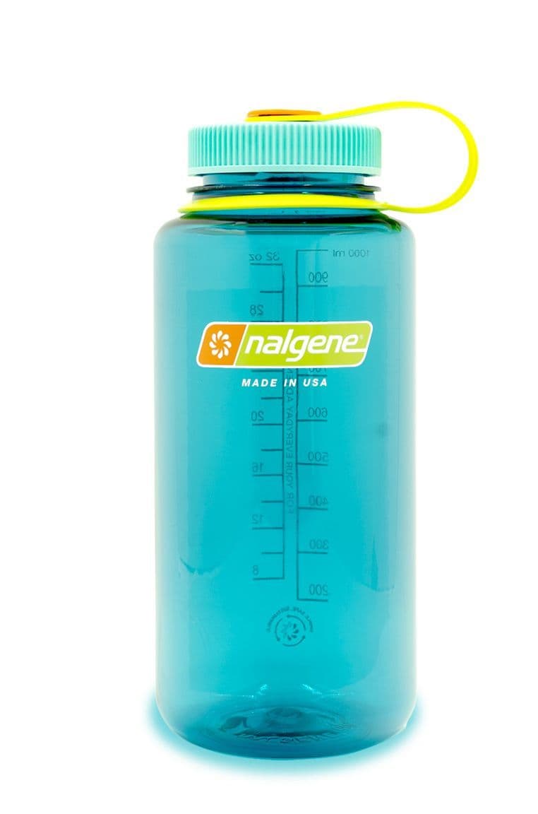 Nalgene 32oz / 1L Wide Mouth Sustain Water Bottle - Cerulean