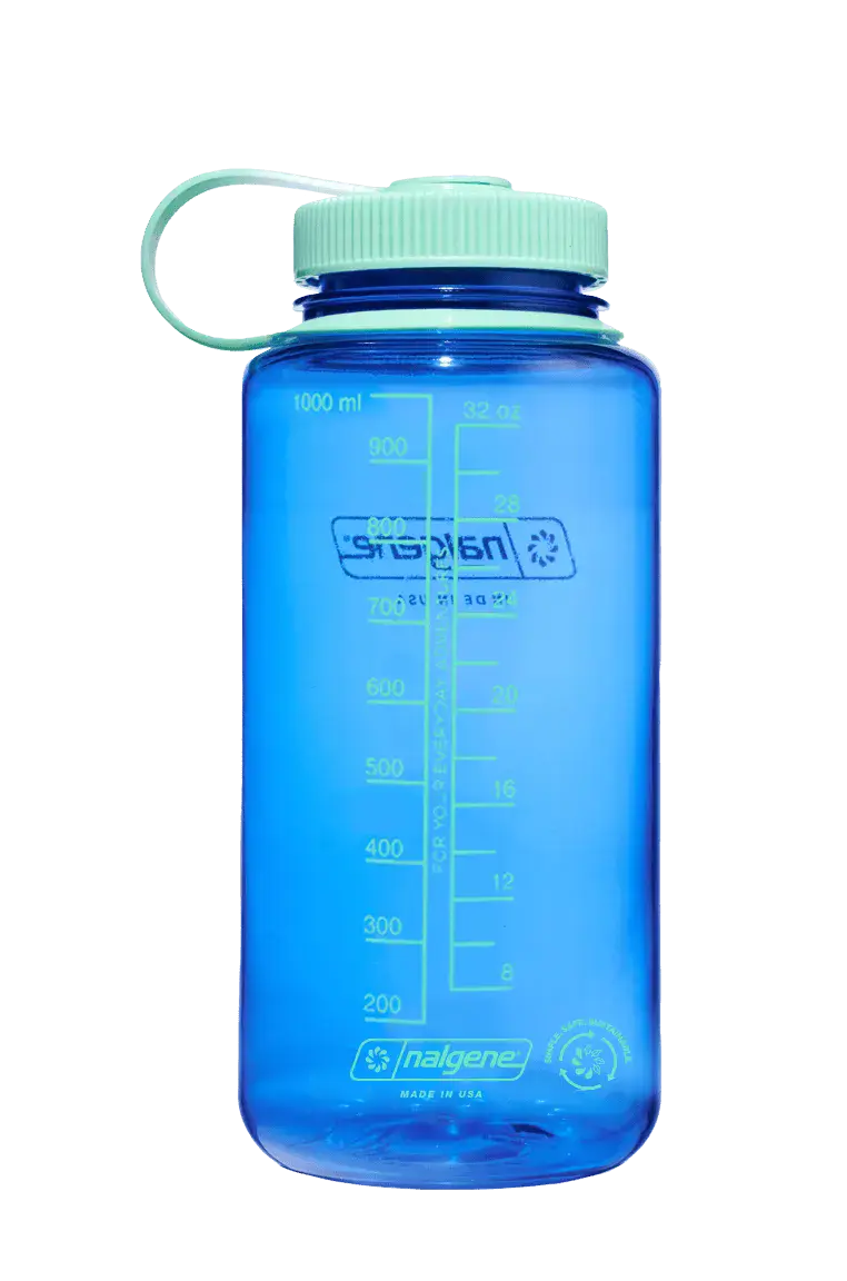 Nalgene 32oz / 1L Wide Mouth Sustain Water Bottle - Cornflower