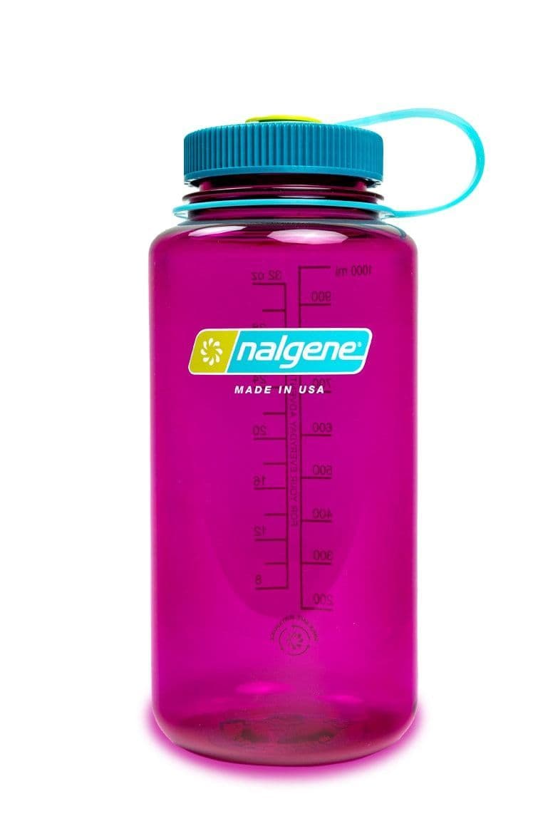Nalgene 32oz / 1L Wide Mouth Sustain Water Bottle - Egg Plant