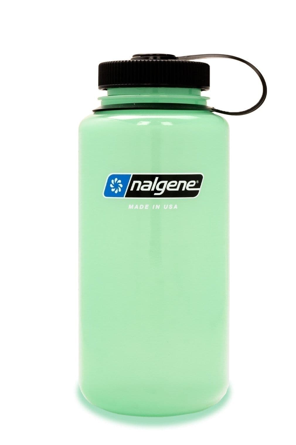 Nalgene 32oz / 1L Wide Mouth Sustain Water Bottle - Glow Green