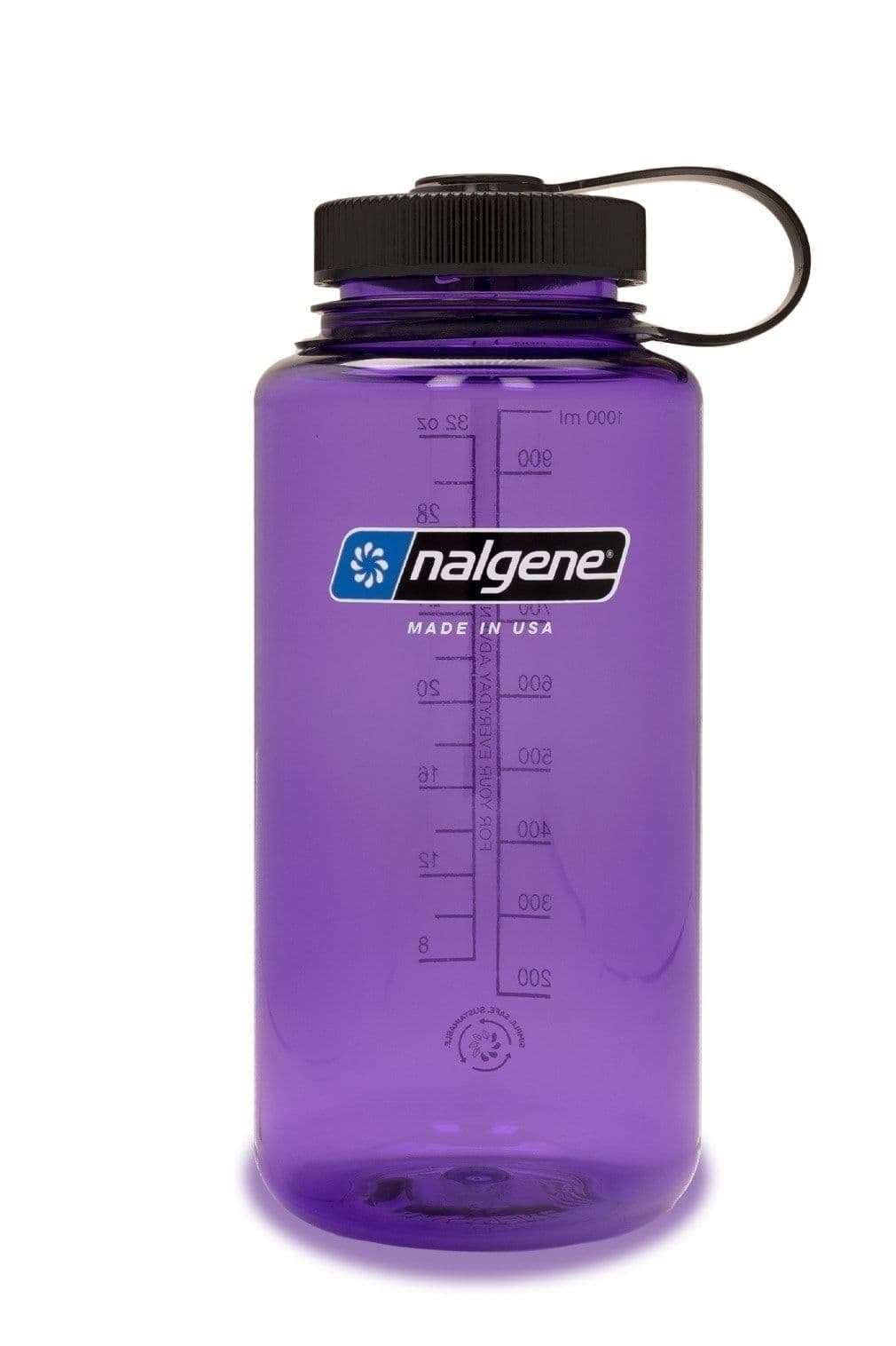 Nalgene 32oz / 1L Wide Mouth Sustain Water Bottle - Purple