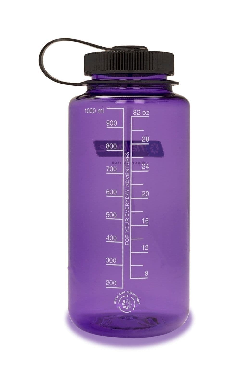 Nalgene 32oz / 1L Wide Mouth Sustain Water Bottle - Purple
