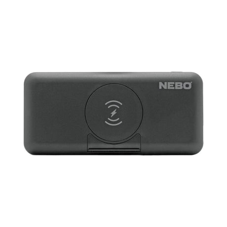 NEBO 10K Portable Powerbank with Kickstand & Wireless Charging