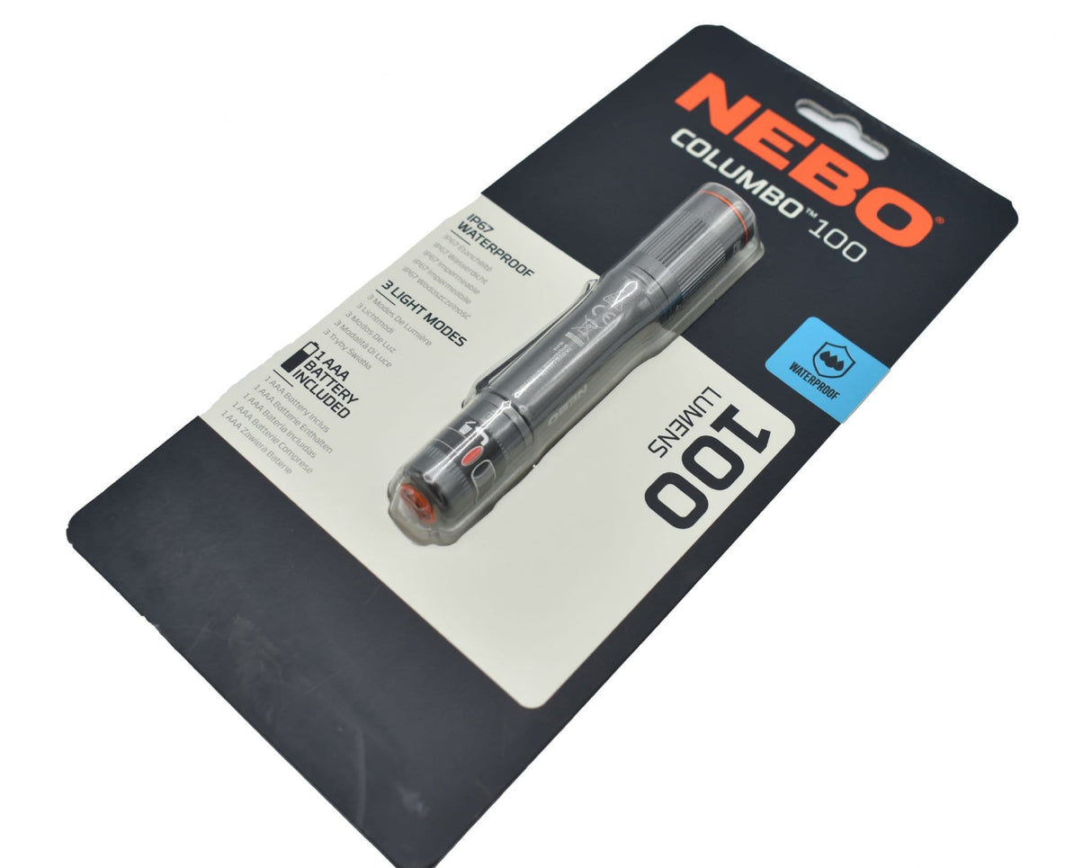 Nebo Columbo 100 Lumen AAA Inspection Pen Sized Flashlight