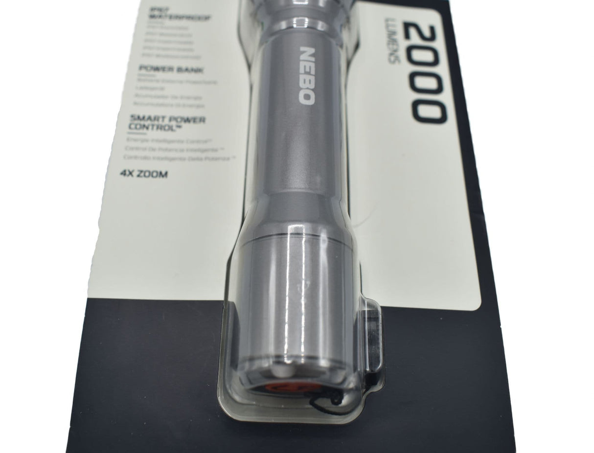Nebo Davinci 2000 Lumen Rechargeable Flashlight
