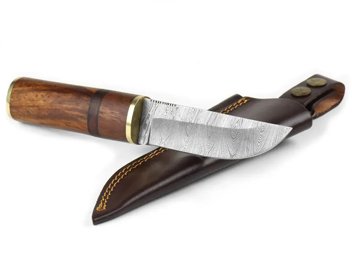 Njord Petri Damascus Puuko Knife