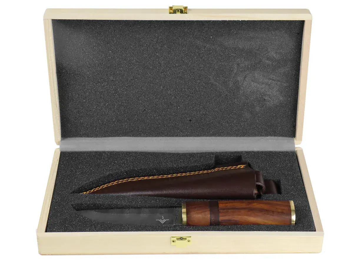 Njord Petri Damascus Puuko Knife