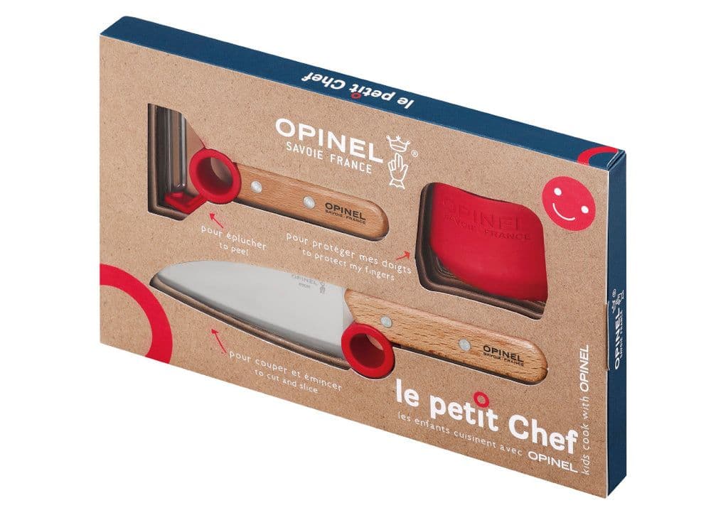 Opinel Le Petit Chef Box Set - Blue