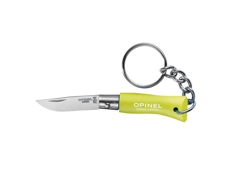 Opinel N°02 Colorama Non Locking Keyring Knife - Anise