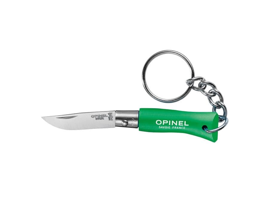Opinel N°02 Colorama Non Locking Keyring Knife - Green