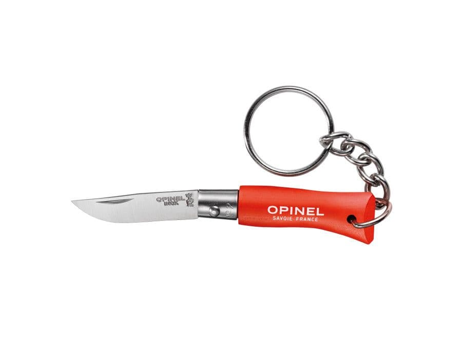 Opinel N°02 Colorama Non Locking Keyring Knife - Orange