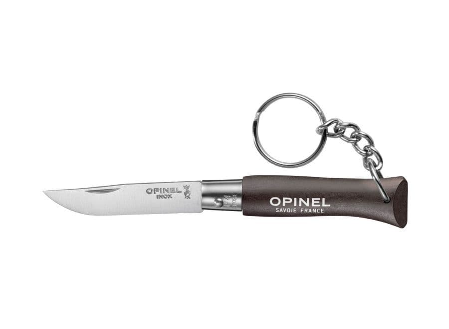 Opinel N°04 Colorama Non Locking Keyring Knife - Black
