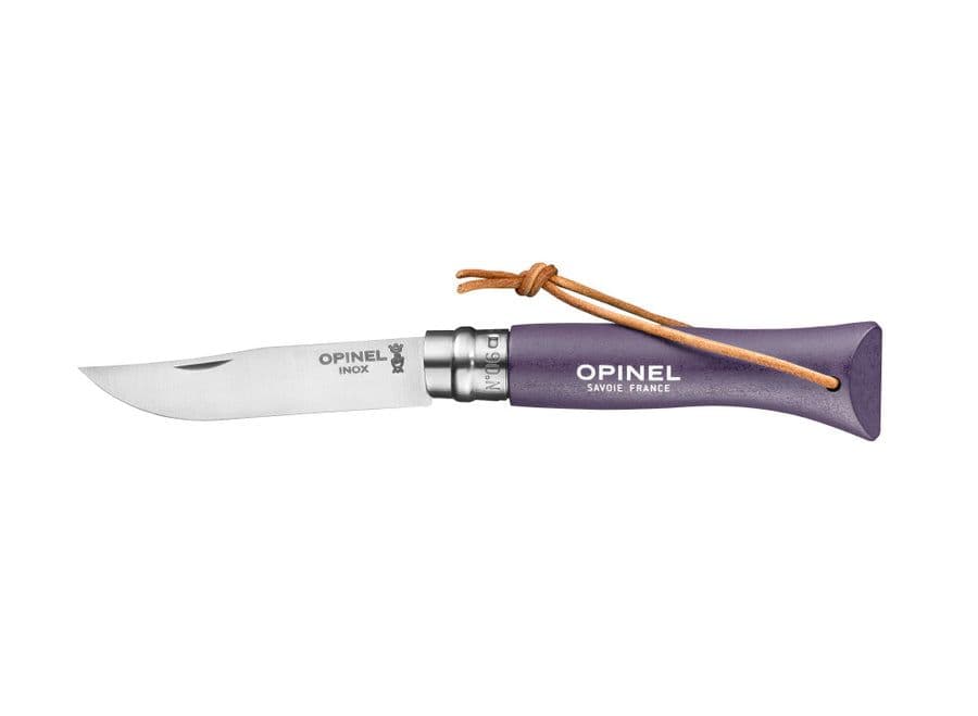 Opinel N°06 Colorama Trekking Knife - Violet Grey