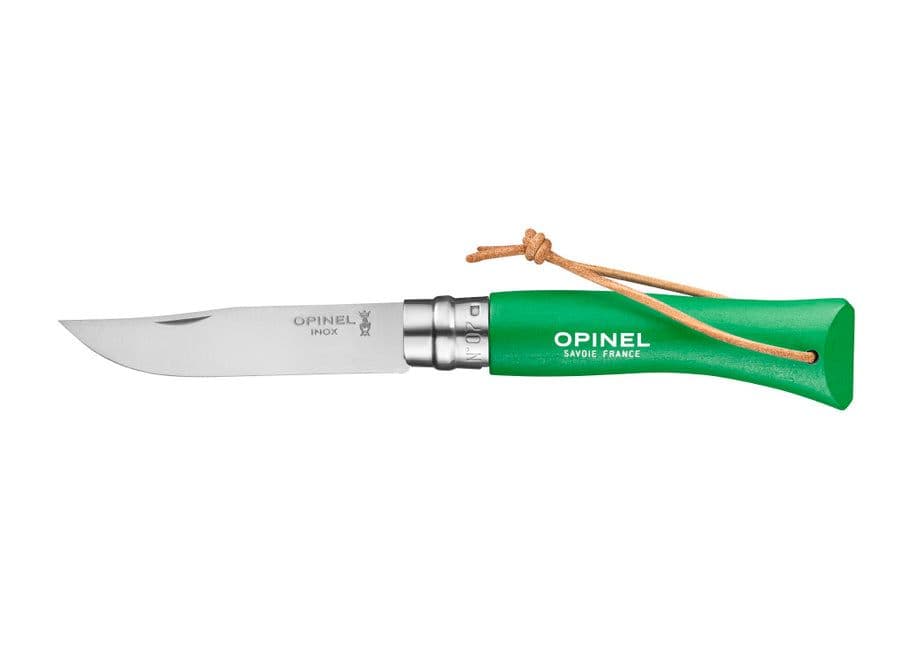 Opinel N°07 Colorama Trekking Knife - Green