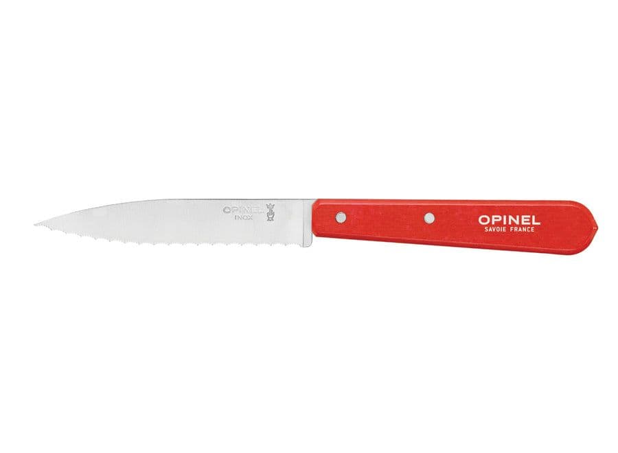 Opinel N°113 Serrated Knife - Red