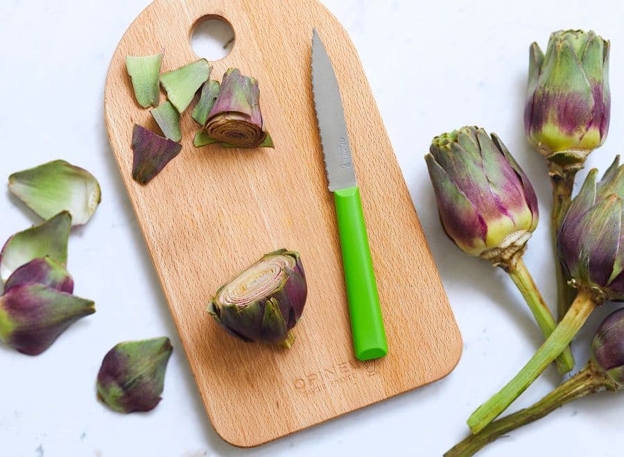 Opinel N°313 Essentiels+ Serrated Knife - Green